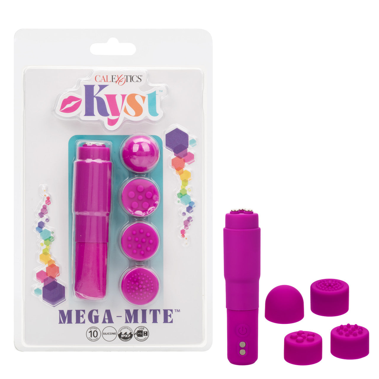 Kyst Mega-Mite Massager Kit - Pink