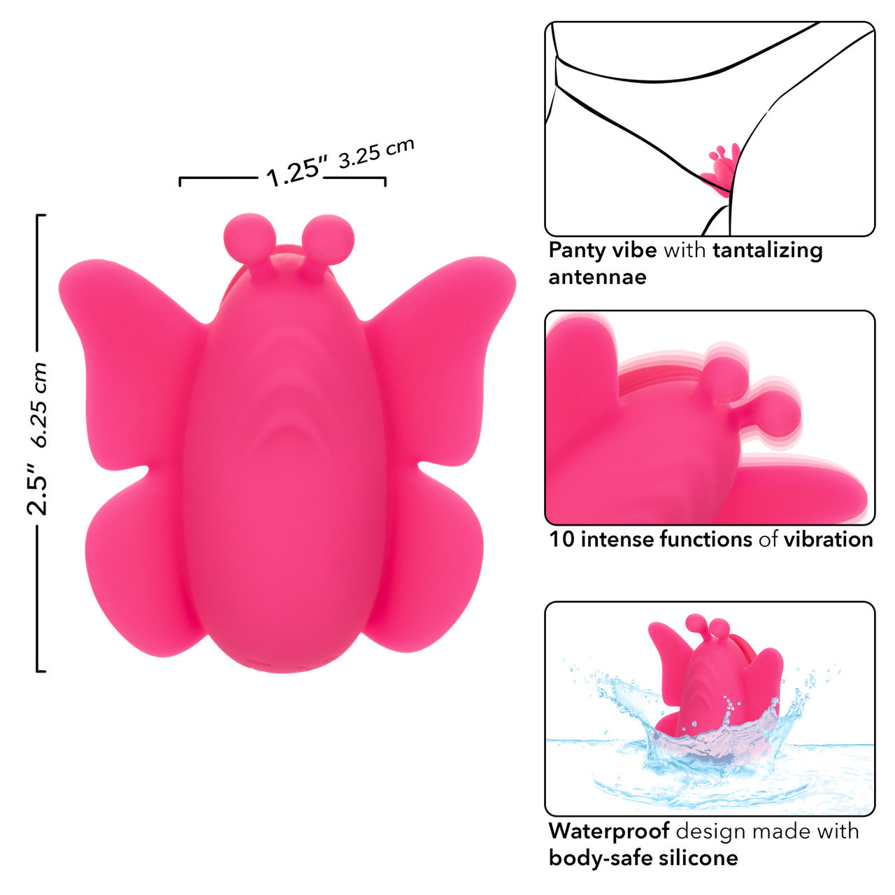 Anneau pénien triple clitoris rechargeable en silicone 