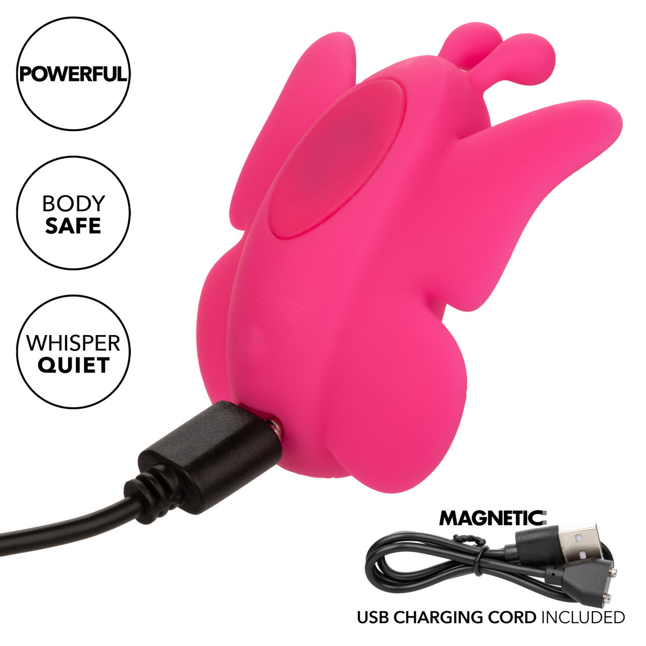 Anneau pénien triple clitoris rechargeable en silicone 