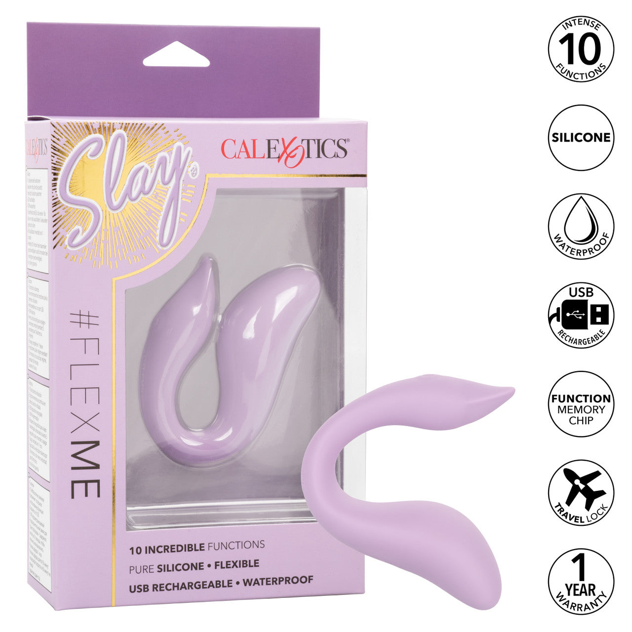 Vibromasseur en silicone Slay #FlexMe 