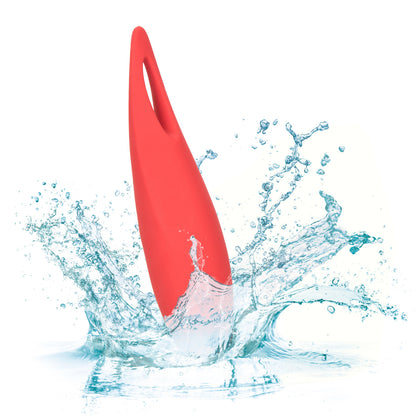 Vibromasseur clitoridien rechargeable en silicone Red Hot Fury 