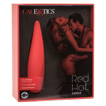 Vibromasseur clitoridien rechargeable en silicone Red Hot Fury 