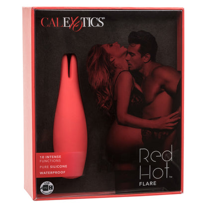 Vibromasseur clitoridien rechargeable en silicone Red Hot Fury 