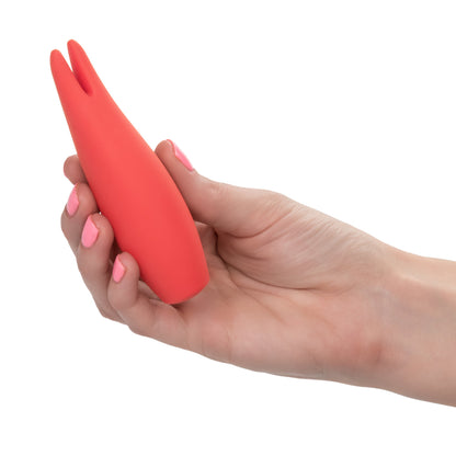 Vibromasseur clitoridien rechargeable en silicone Red Hot Fury 