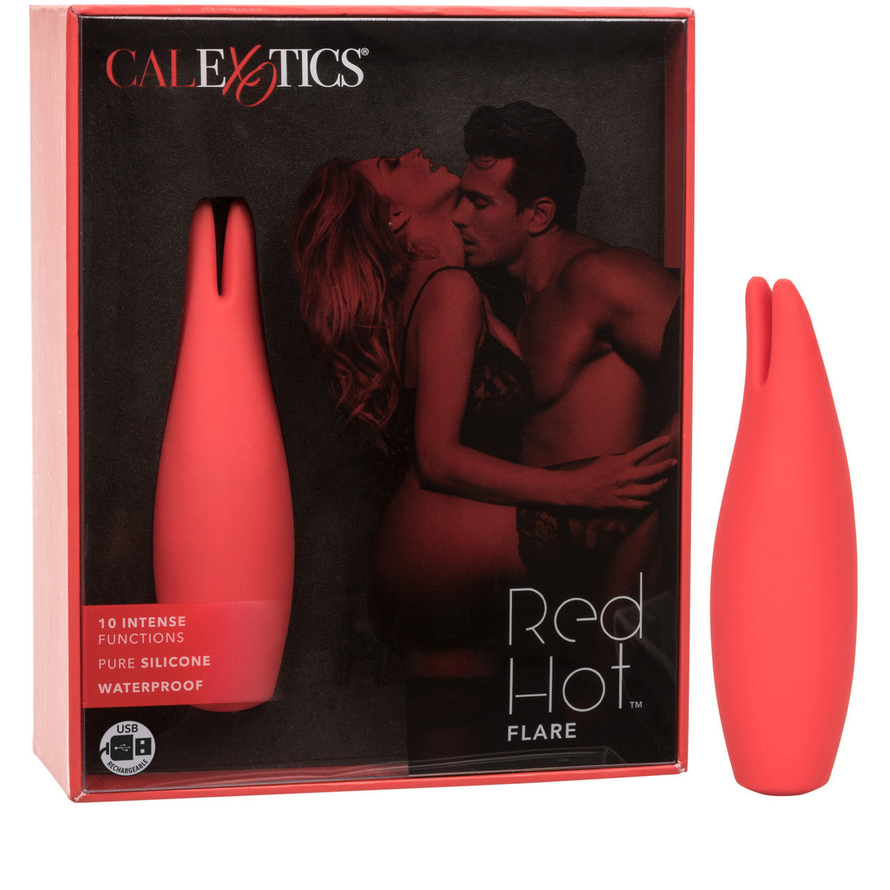 Red Hot Flare Silicone Massager