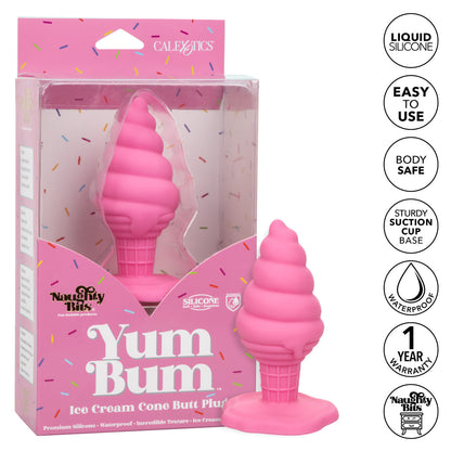 Naughty Bits Yum Bum Ice Cream Cone Butt Plug - Thorn & Feather