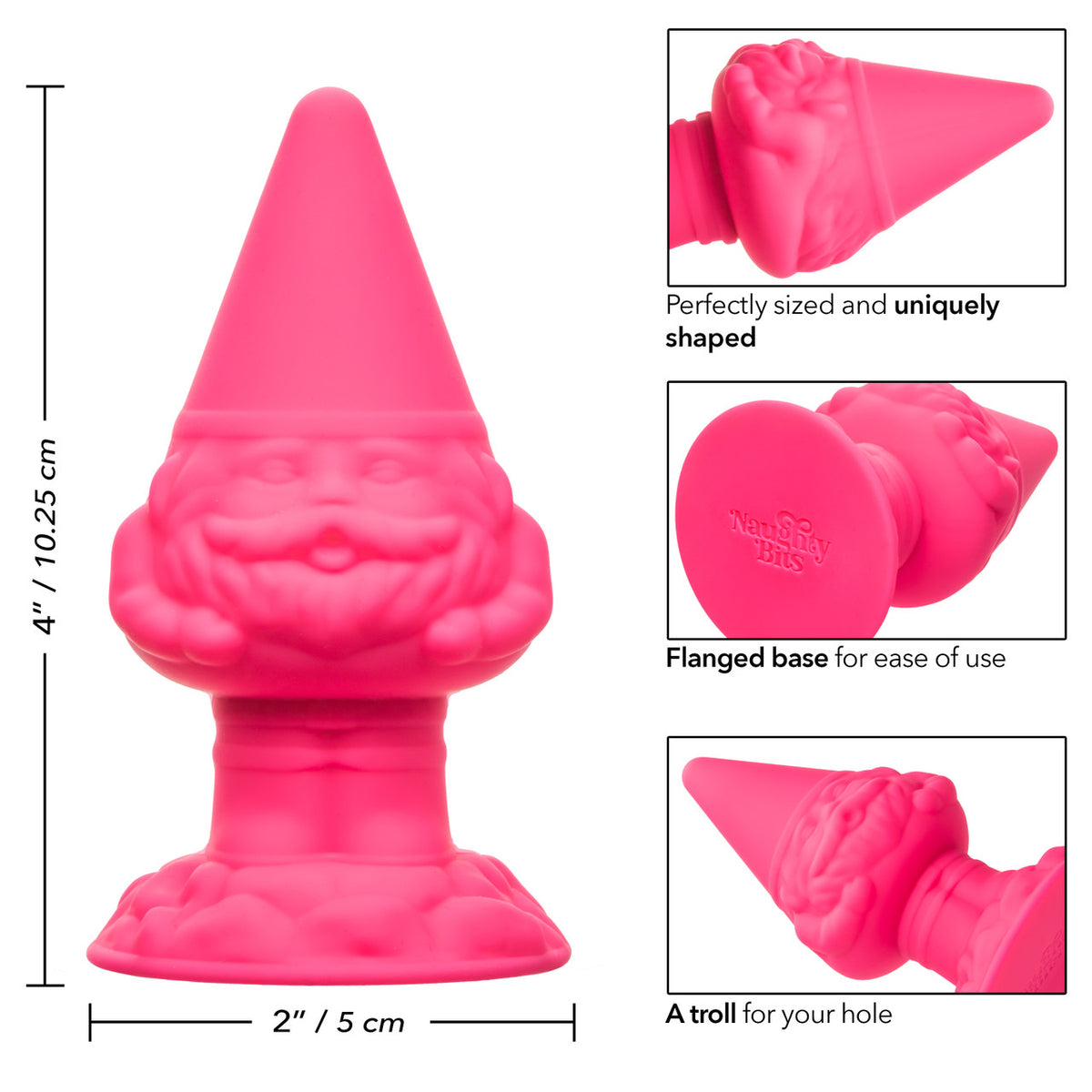 Naughty Bits Anal Gnome Gnome Butt Plug - Thorn & Feather