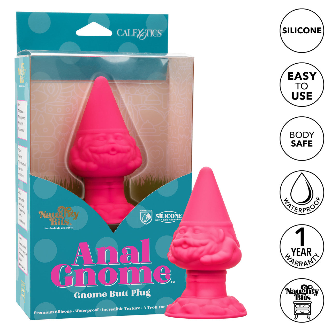 Naughty Bits Anal Gnome Gnome Butt Plug - Thorn & Feather