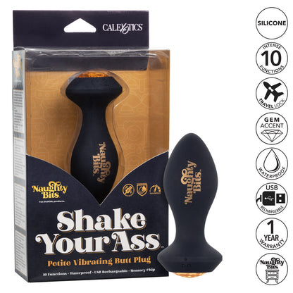 Naughty Bits Shake Your Ass Petite Vibrating Butt Plug-T&F 3YRS Anniversary Sale - Thorn & Feather