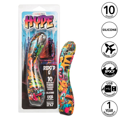 Hype Ridg'd G-Spot Curved Vibrator