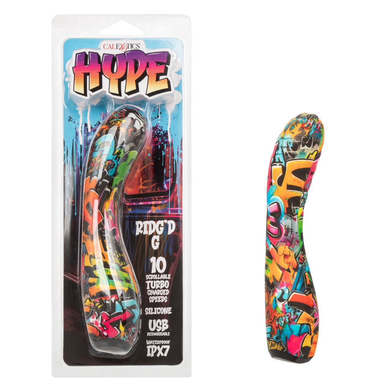 Hype Ridg'd G-Spot Curved Vibrator