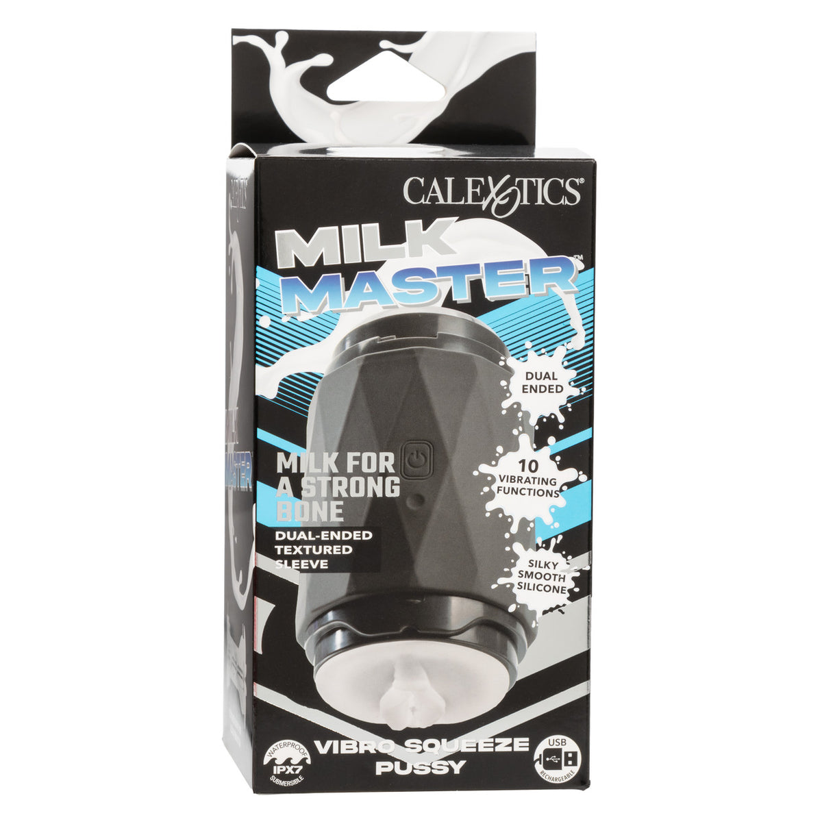 Milk Master Vibro Squeeze Pussy Stroker
