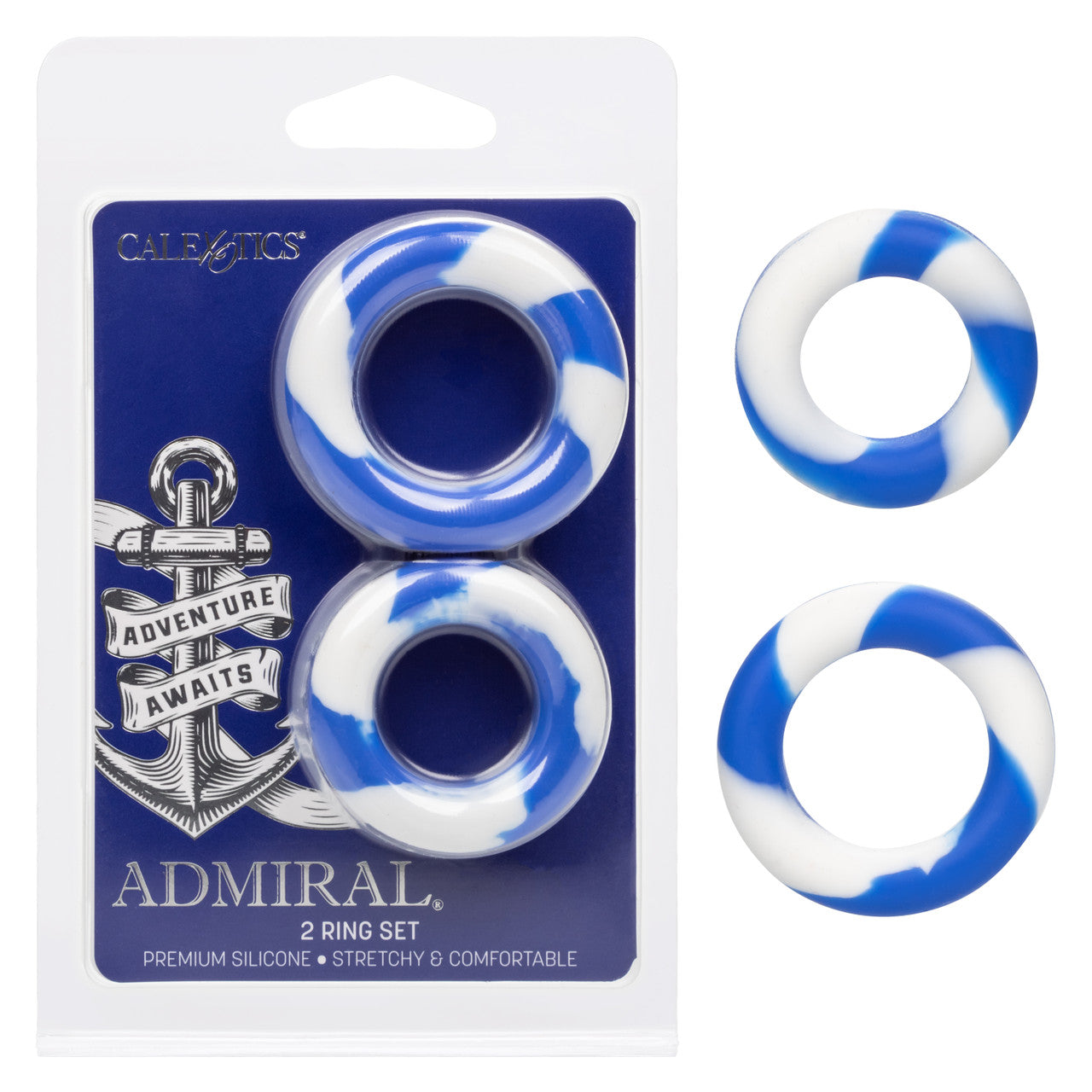 Admiral 2 Ring Set - Thorn & Feather