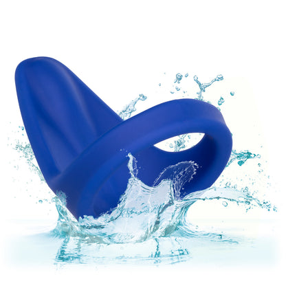 Liquid Silicone Vibrating Perineum Massager & Ring - Thorn & Feather