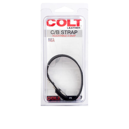 Colt Leather C/B Strap Adjustable 3-Snap