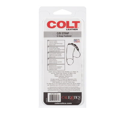 Colt Leather C/B Strap 5-Snap Fastener