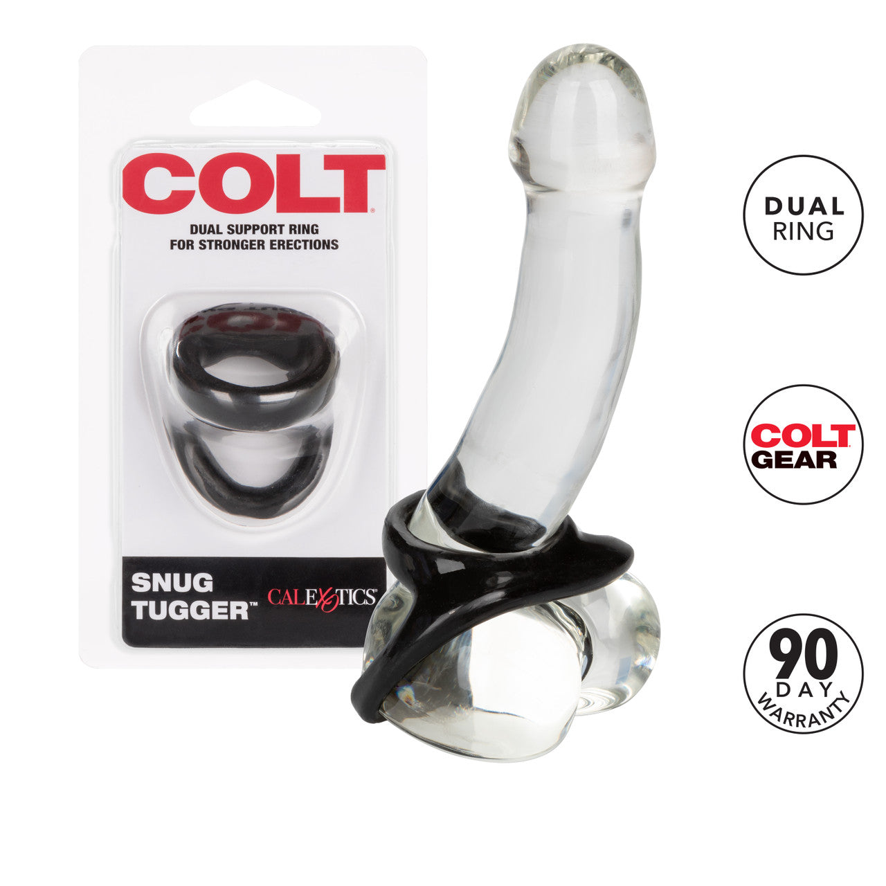 Colt Anneau de Pénis Snug Tugger - Noir