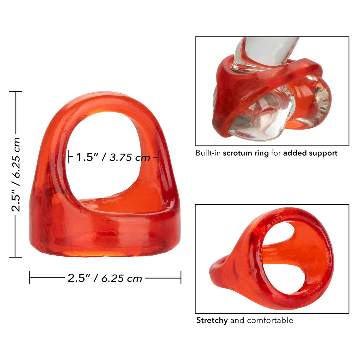 Colt XL Snug Tugger Ring - Red