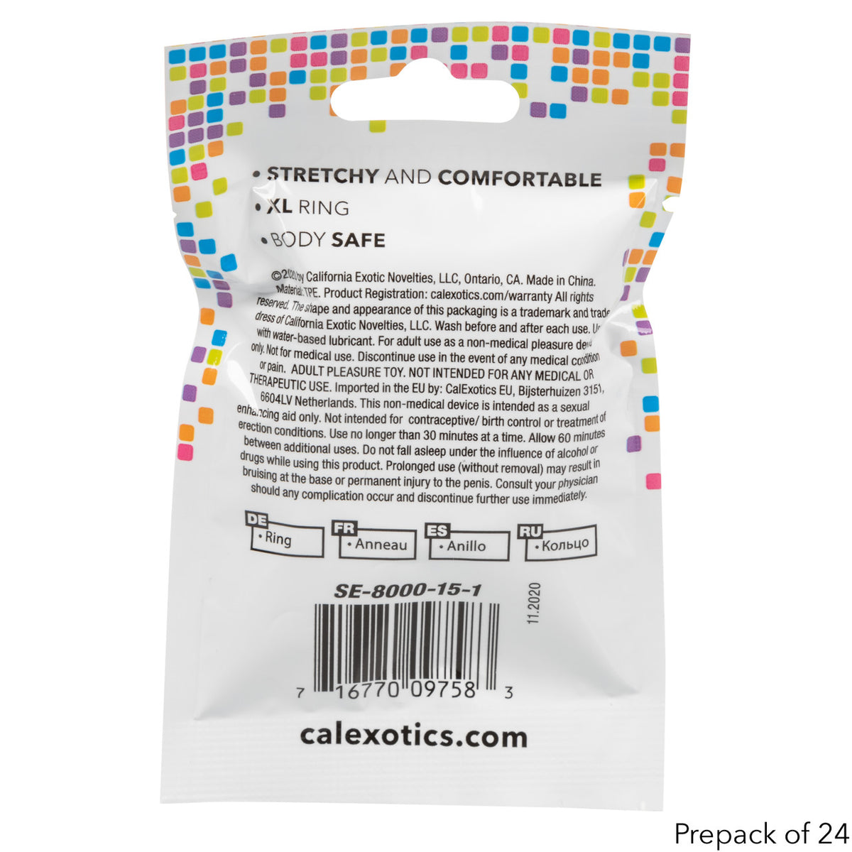 Foil Pack X-Large Ring - Clear - Thorn & Feather