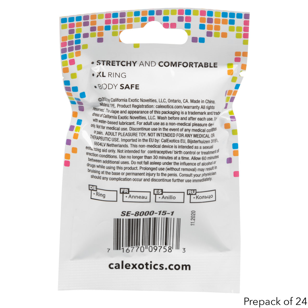 Foil Pack X-Large Ring - Clear - Thorn & Feather