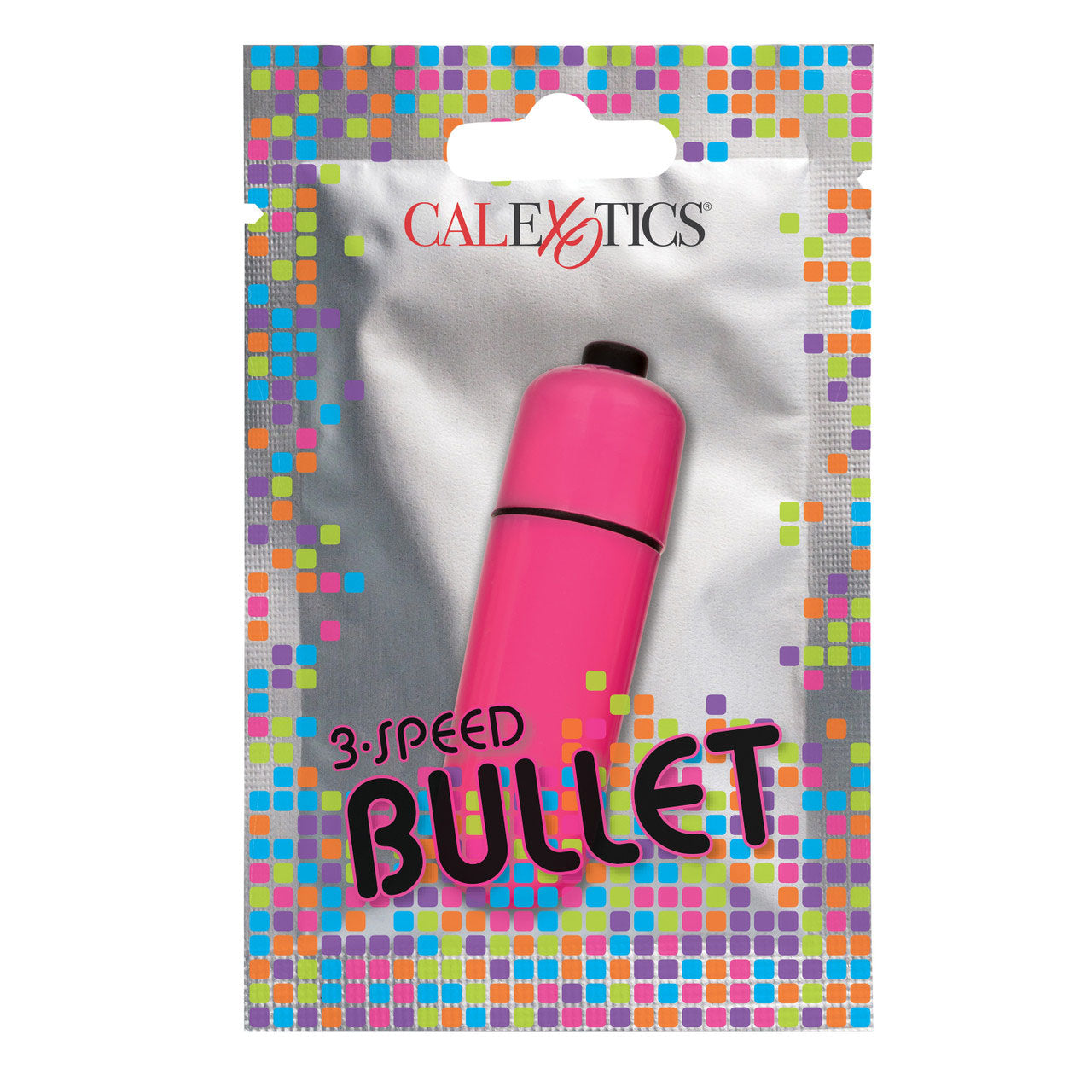 Vibromasseur Bullet 3 vitesses Foil Pack - Rose