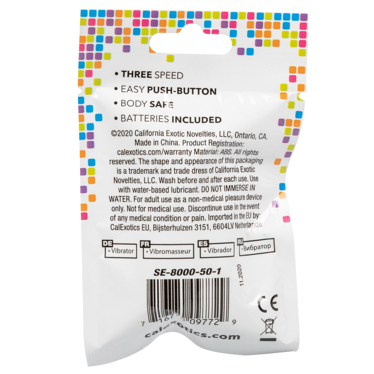 Foil Pack 3-Speed Bullet Vibrator