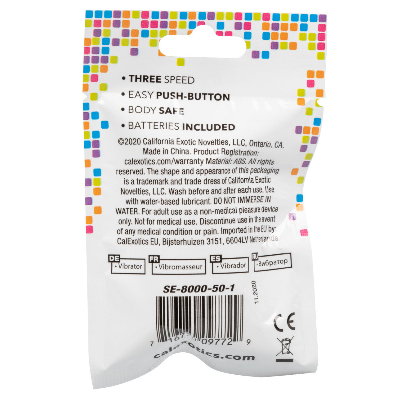 Foil Pack 3-Speed Bullet Vibrator