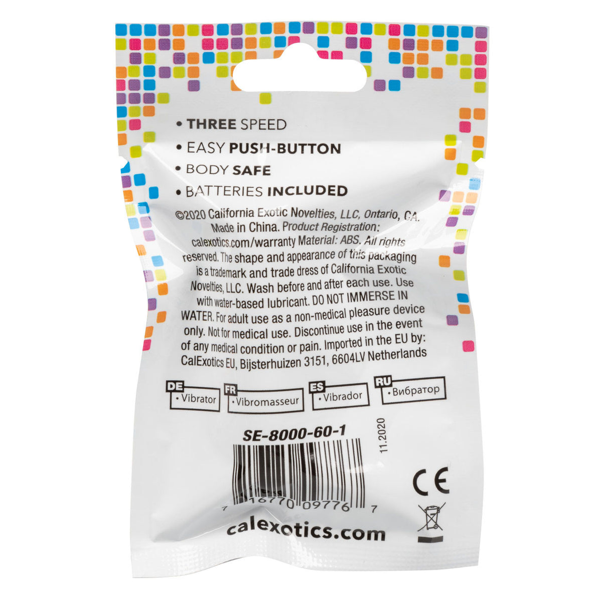 Foil Pack 3-Speed Bullet Vibrator