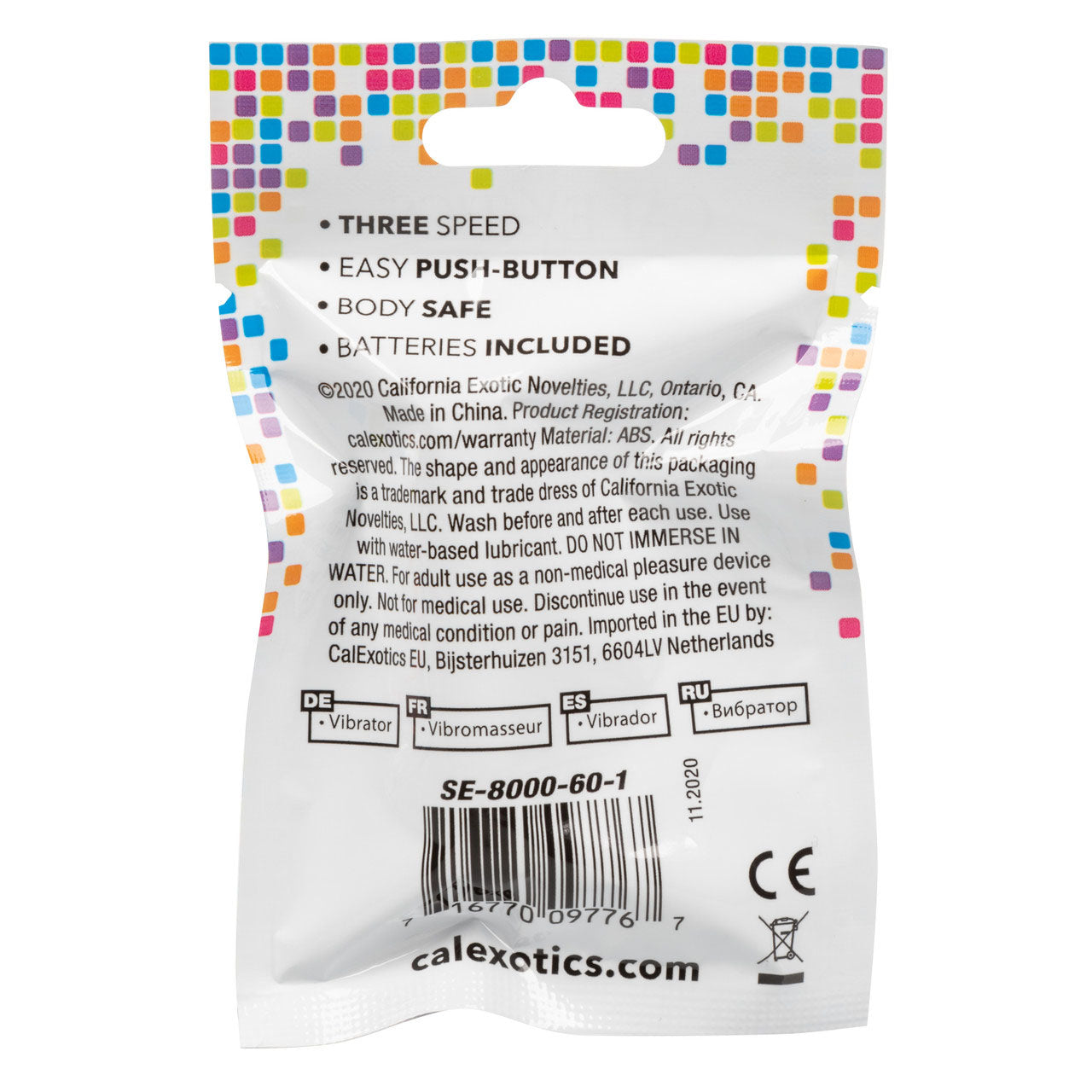 Foil Pack 3-Speed Bullet Vibrator