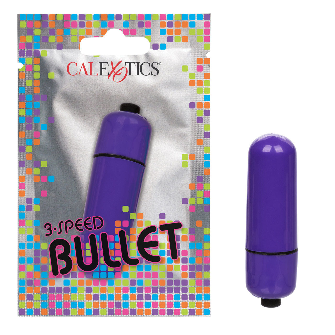 Foil Pack 3-Speed ​​Bullet Vibromasseur - Violet