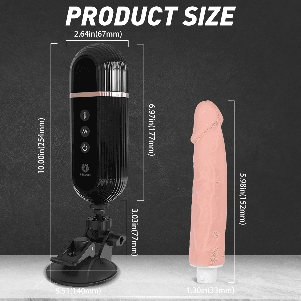 Vibromasseur à poussée Gatling Plus avec télécommande