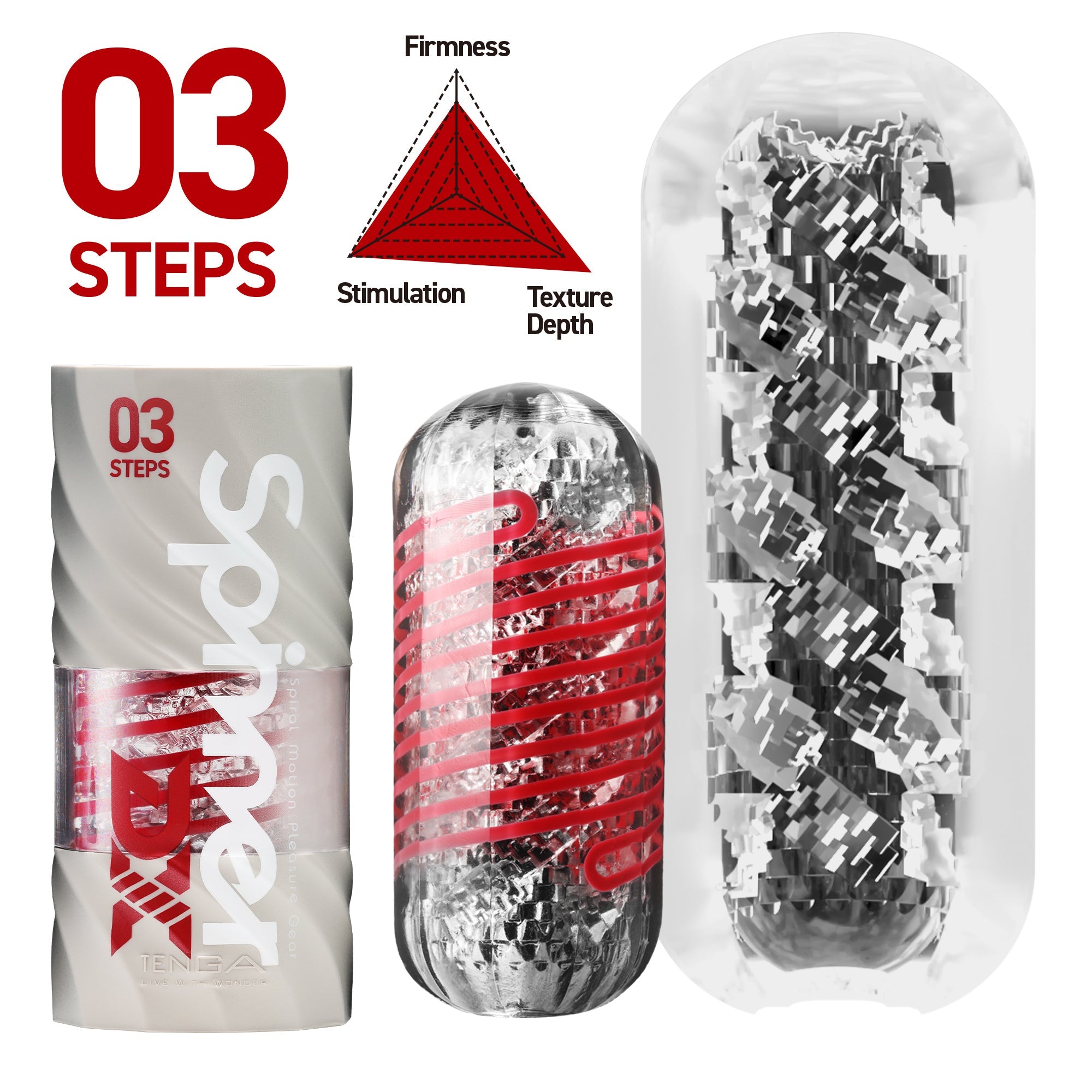 Tenga Spinner DX Stroker - 03 étapes 