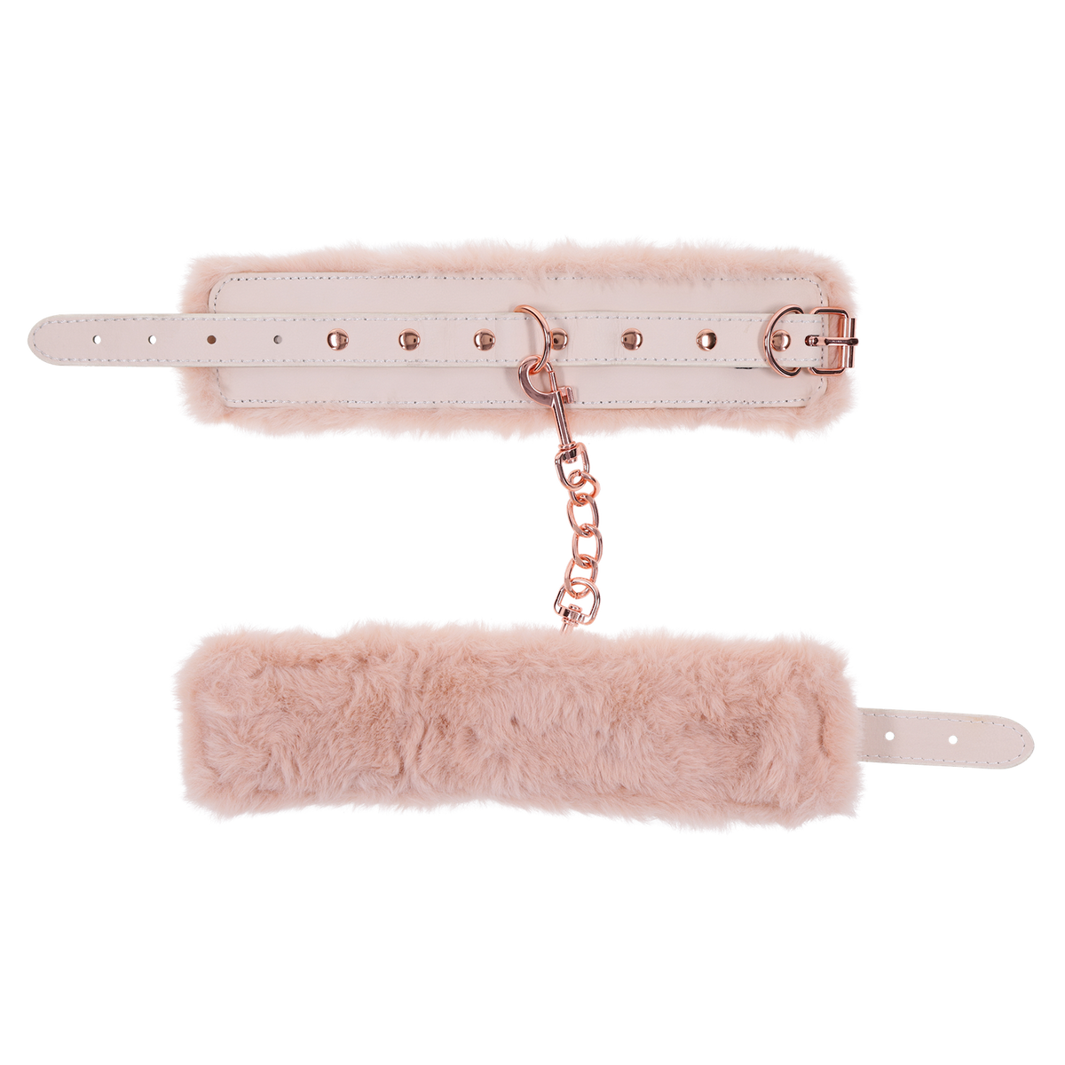 Menottes en fourrure d'ombre Sex &amp; Mischief - Noir