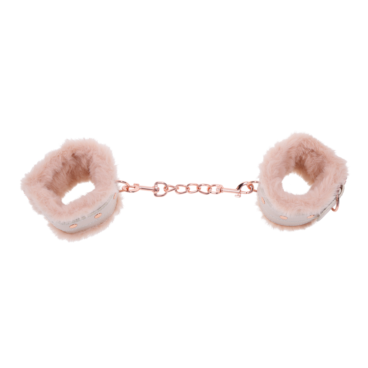 Menottes en fourrure d'ombre Sex &amp; Mischief - Noir