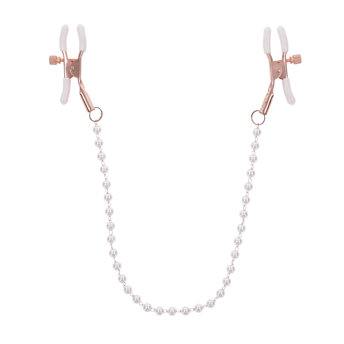 Pinces à tétons avec bijoux noirs Sportsheets