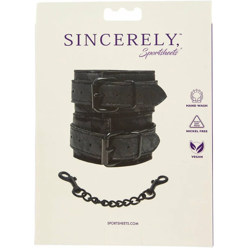 Sincerely by Sportsheets Lace Wrist Cuffs
