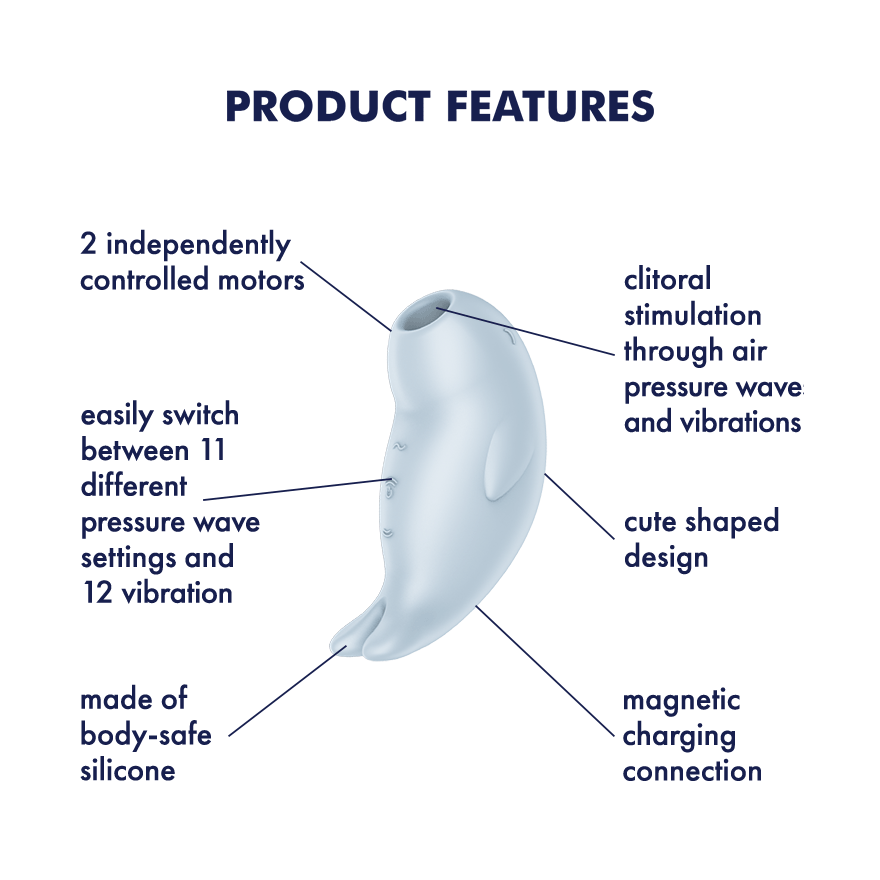 Vibromasseur à impulsion d'air Seal You Soon de Satisfyer