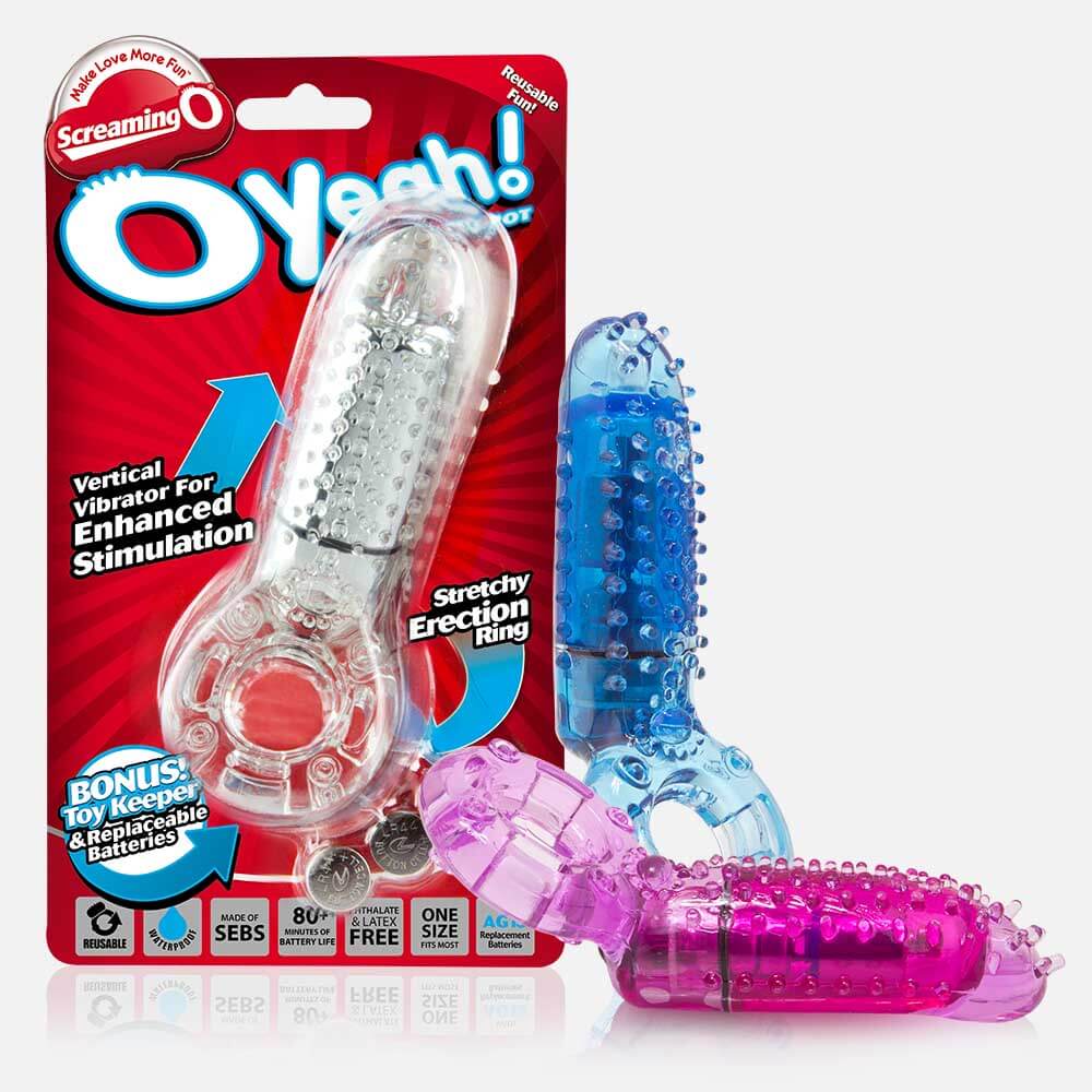 Oyeah Super-Powered Vertical Vibrating Ring - Thorn & Feather