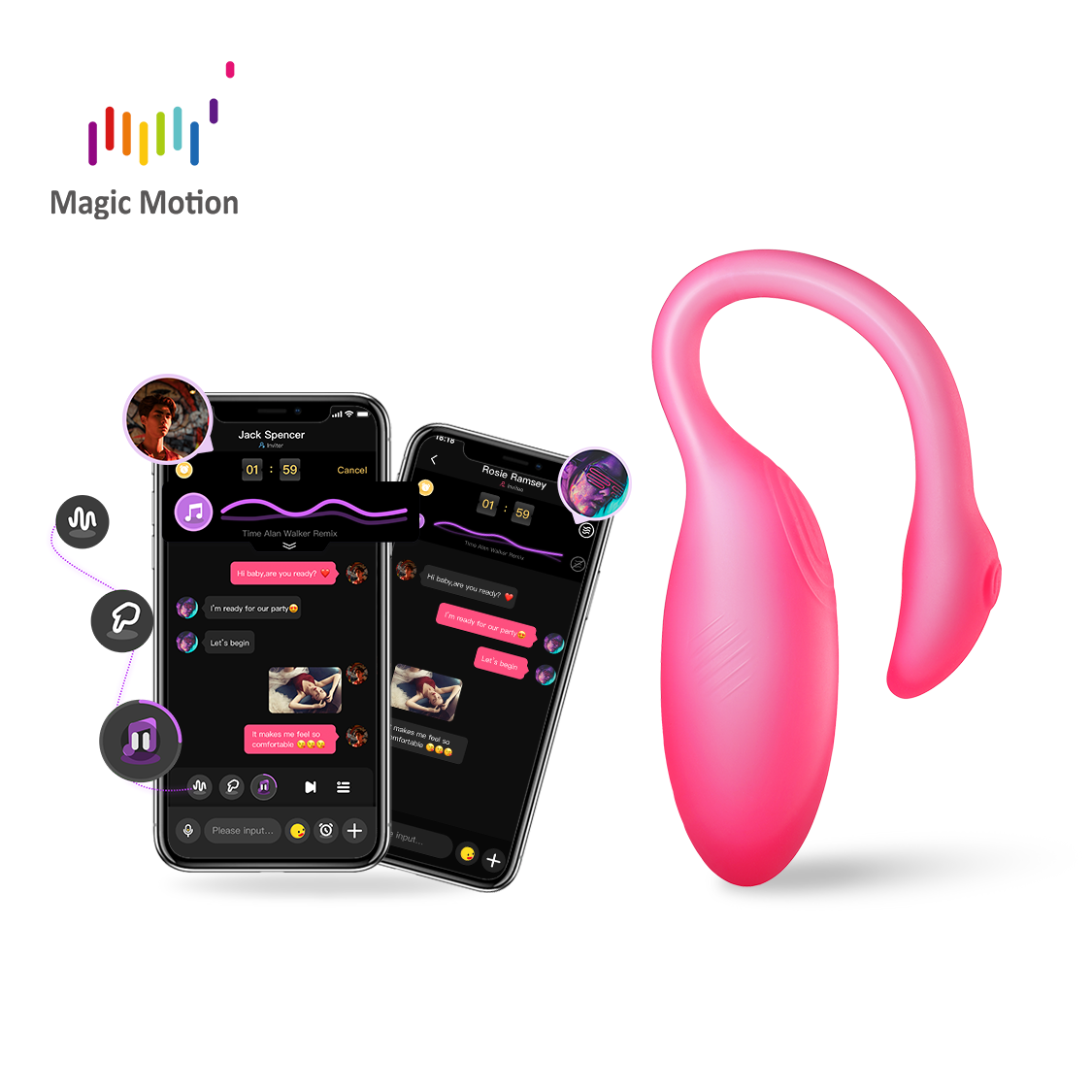 Magic Motion Flamingo Max - Rose