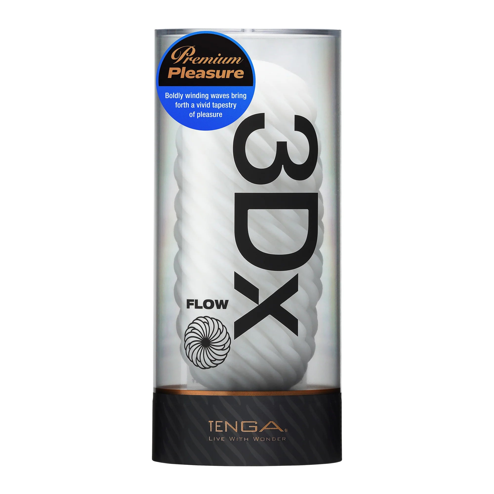 Tenga 3DX Male Masturbation Sleeve - Flow