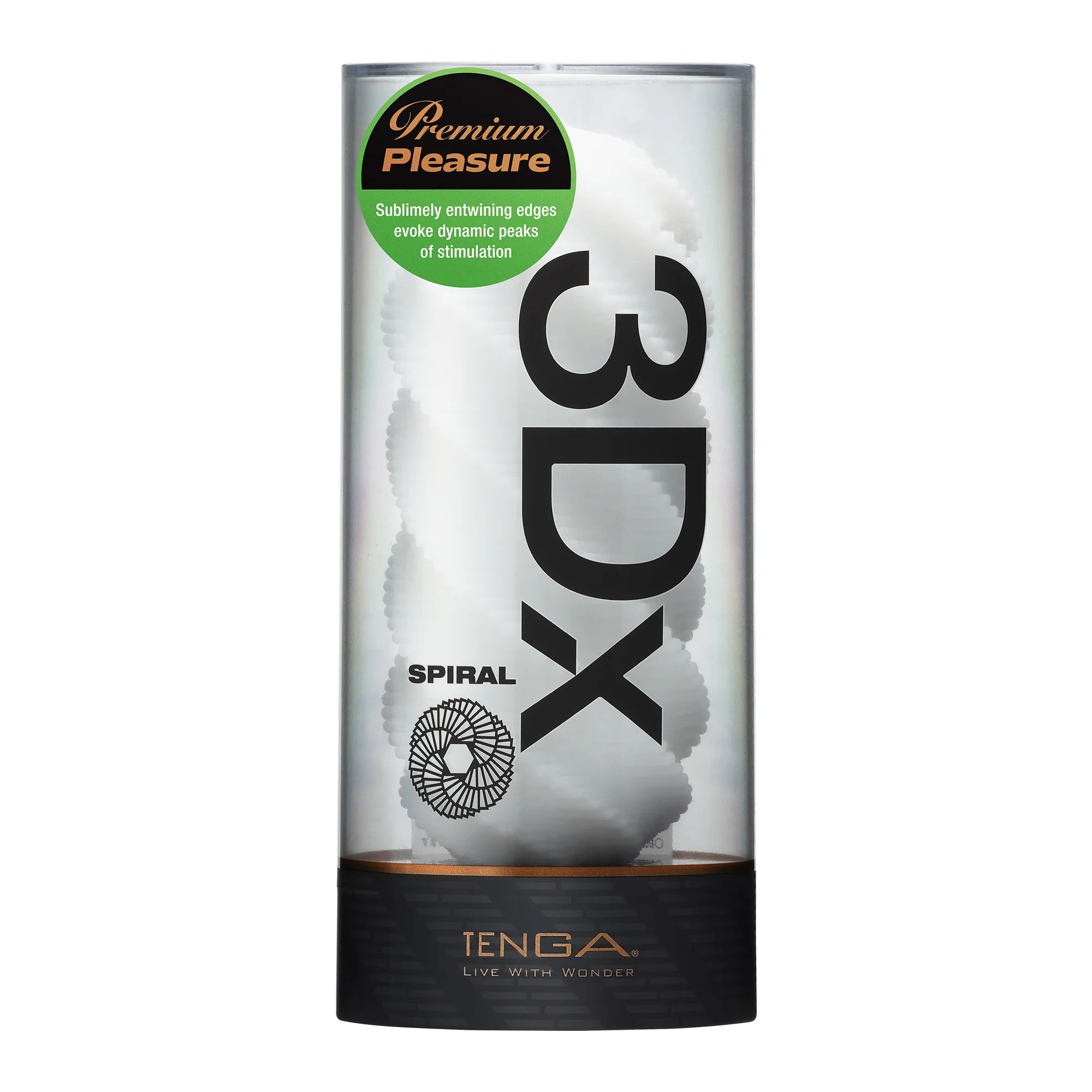 Tenga 3DX Male Masturbation Sleeve - Spiral