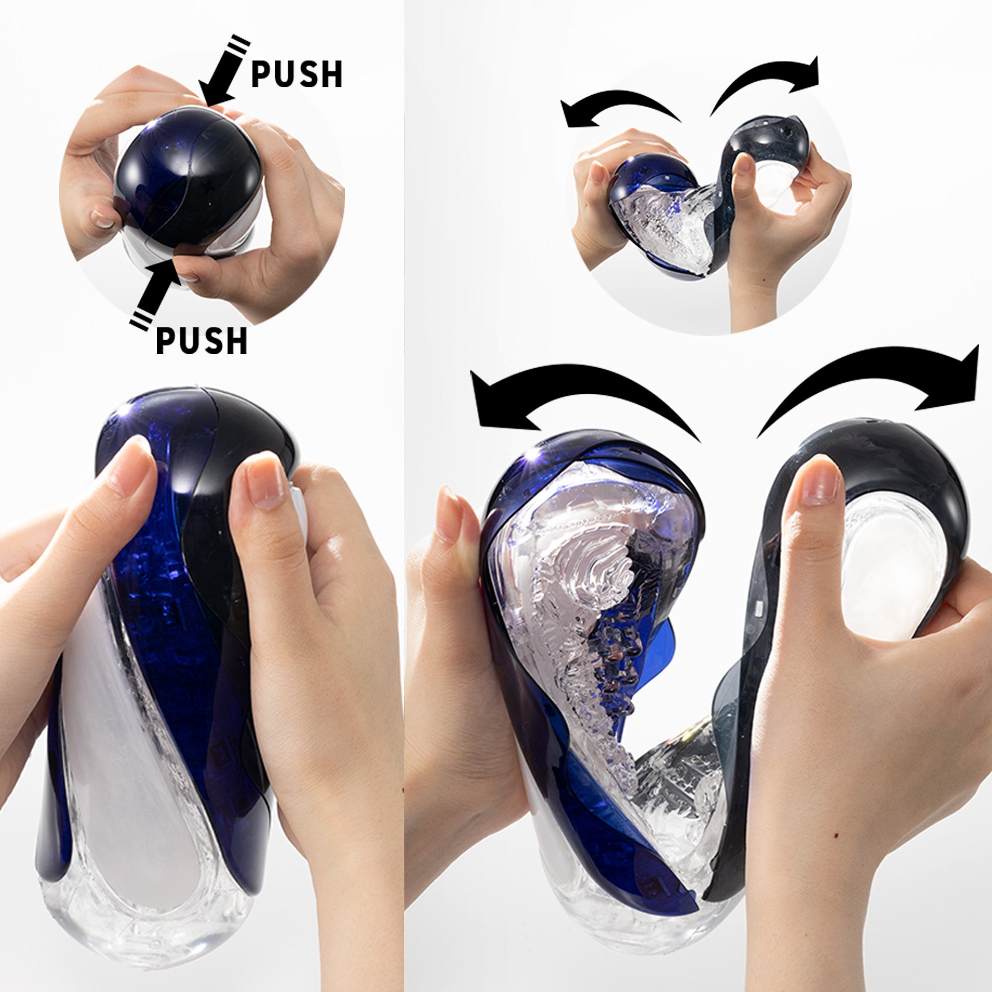 Tenga Flip 360 Masturbator - Midnight Purple