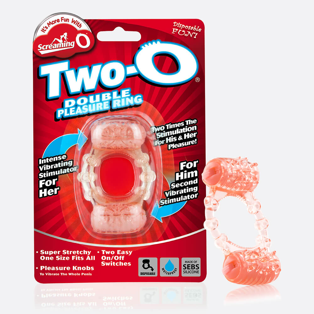 Two-O Disposable Double-Pleasure Ring - Thorn & Feather