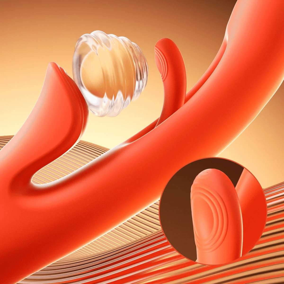 Vibromasseur point G à tête rotative Joi et lécheur de clitoris 