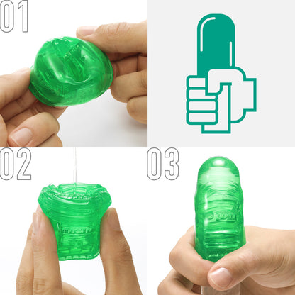 Tenga UNI Masturbator Sleeve - Emerald