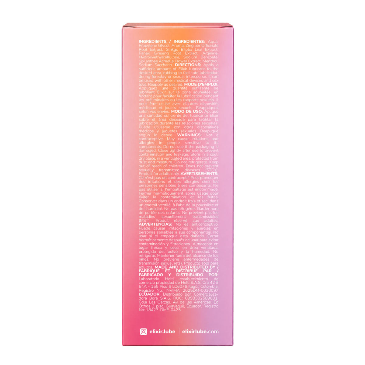 Elixir Multi O Arousal Intimate Gel