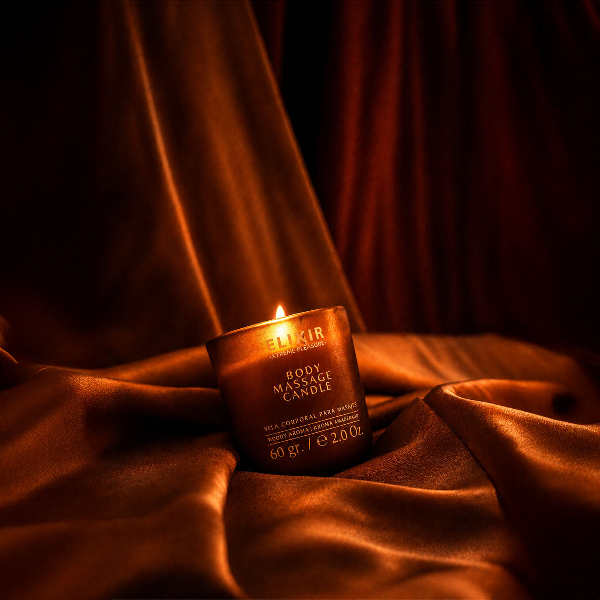 Elixir Body Massage Candle – Woody Aroma