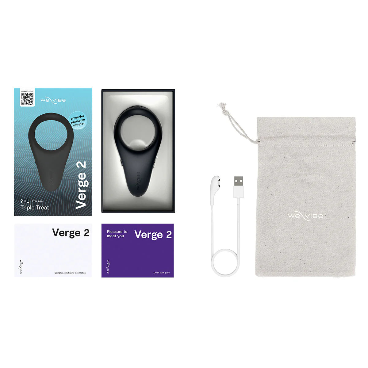 We-Vibe Verge 2 Stimulateur Vibrant du Périnée
