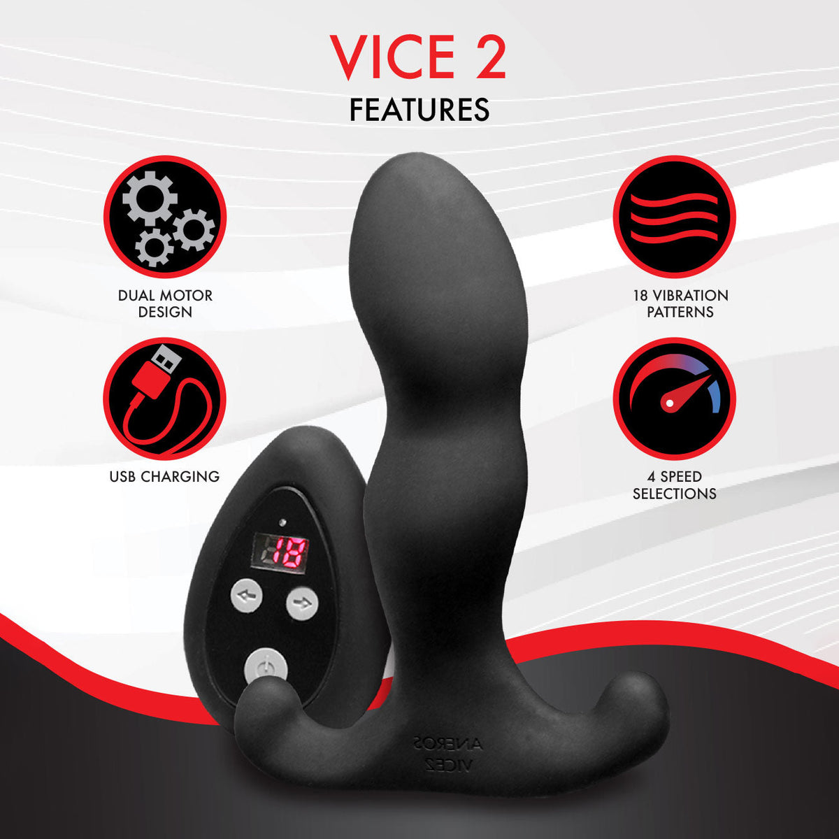 Aneros Vice 2 Large Vibrating Prostate Massager
