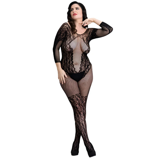 Fifty Shades of Grey Captivate Spanking Bodystocking - Plus Size